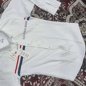 Us Polo Assn White Shirt