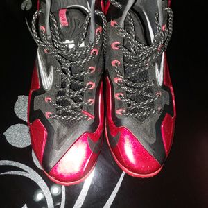 Red And Black Unique Shoes For Men