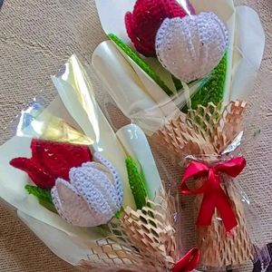 Crochet Tulip Bouquet 🌷