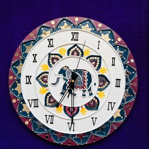 Mandala Art Wall Clock