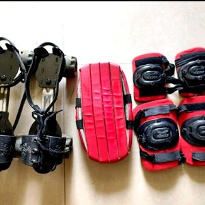 Roller Skates With Safety Kit