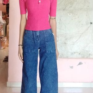 Korean Style Pink T Shirt