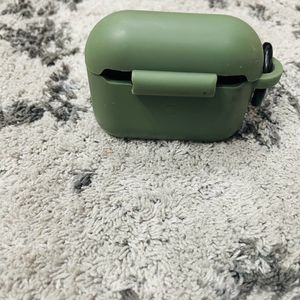 GRIPP Silicon AirPods Case with Hook & Strap Green