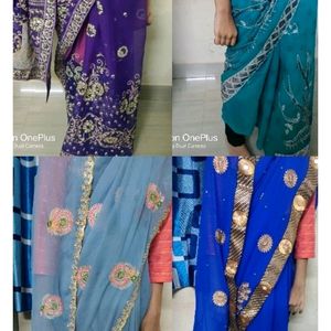 Party Wear Saree Combo Of 5