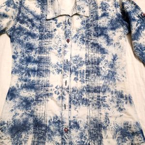 Denim Print Shirt For Women