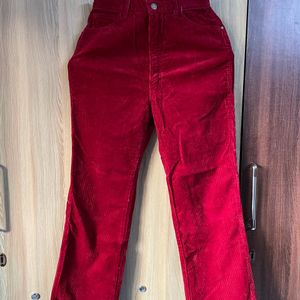 Sale ❌ Red Corduroy Pants