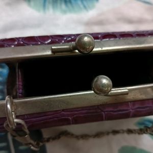 Mini Purple Wallet