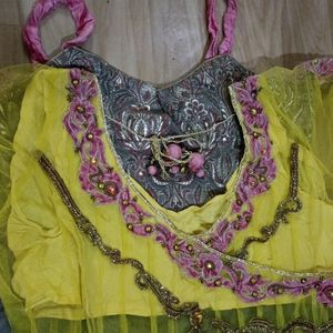 Party Wear Anarkali Suit With Dupat