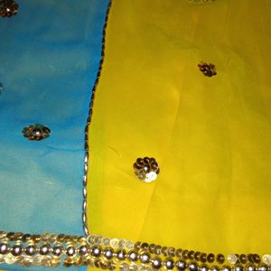 Lehenga Choli And Dupatta Semi Stitched