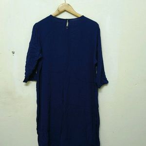 Trendy New Navy Blue Kurti For Women