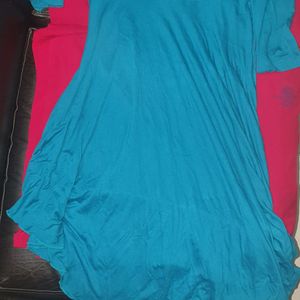 Blue Color Women Party Dress From CODE