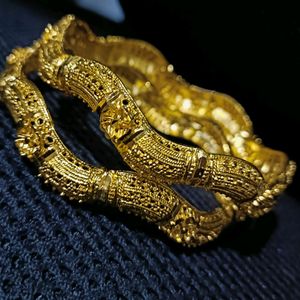 Kundan Gold Plated Bangles For Women