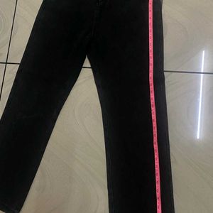 Urbanic Greyish Black Highwaist Straight Fit Jeans