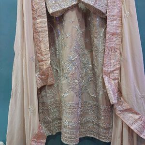 Heavy Zari Work Pakistani Suit Set