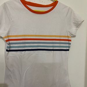 Offwhite Striped Tshirt