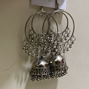 Oxidised Jhumka