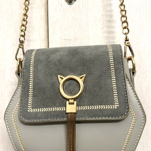 Grey Sling Bag