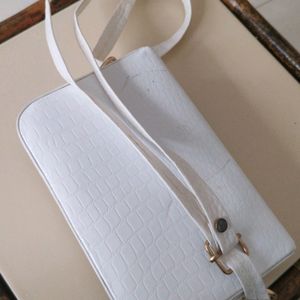 Small Sling Bag White