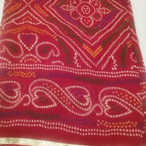 Chundari Print Saree