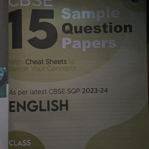 Class 10 English Sample paper