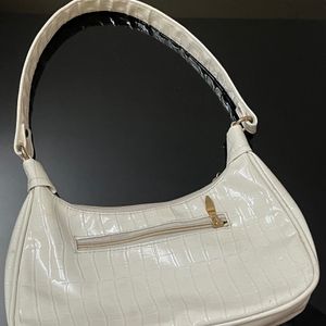 Baguette White Bag