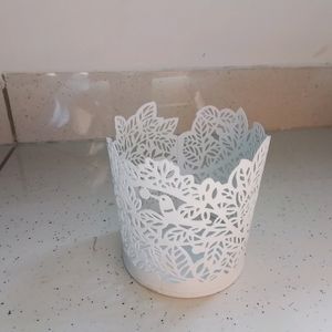 IKEA White Candle Holder