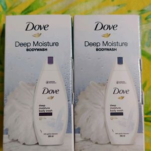 Dove Body Wash Travel Size: 2 Bottles Of 50ml