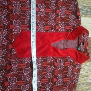 Woolen Short Red Kurti