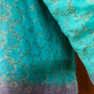 Blue Saree