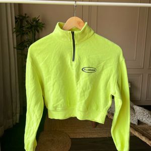 Neon Crop Sweatshirt