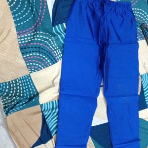 Purple And Blue Pants  For Women