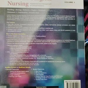 New Medical Surgical Nursing Textbook