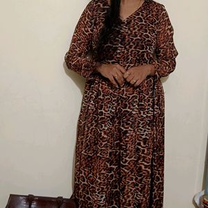 Leopard Tiger Print Kurti