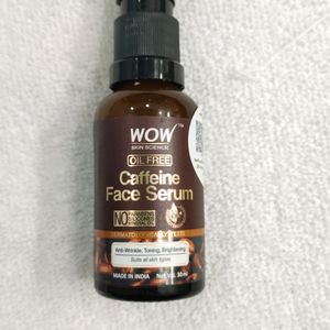 (Free Gift ₹299) Wow Caffeine Face Serum