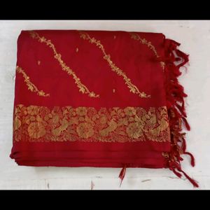 Maroon Silk Saree