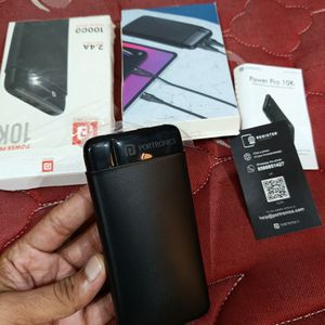 portronics brand new power bank 10000mah