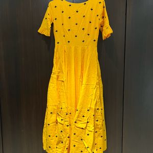 Yellow Flair Dress