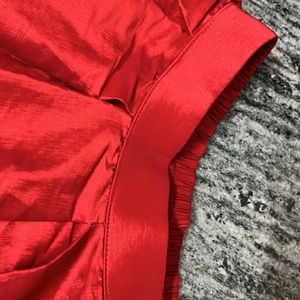 Designer Red Flared Skirt