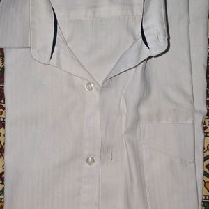 Peter England Cotton White Shirt