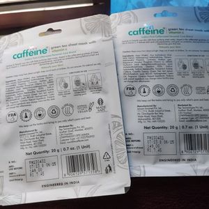 m Caffeine Combo Of 2 Sheet Mask