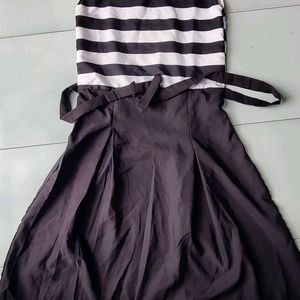 Black And White Frock