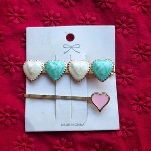 Korean Hair Pins Card Combo Of 4