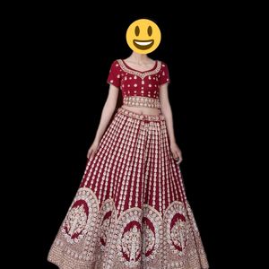 Bridal Lehenga Set Heavy