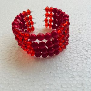 Red Pearl Bangle