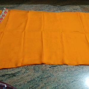 Saree New Orange 2000rs In 350 Rs
