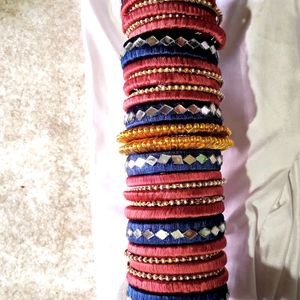 Handmade Silk Thread Bangles