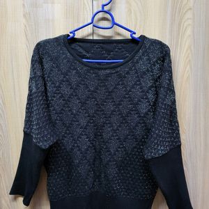 Diamond Shimmer Knit Sweater