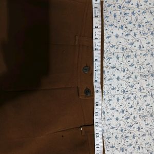 A Brown Straight Jeans