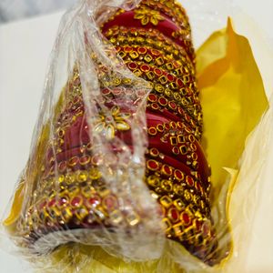 Red Bridal Chhuda (Bangles) ❤️