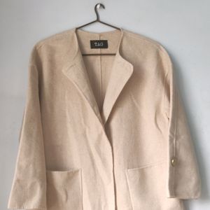 Beige Overcoat